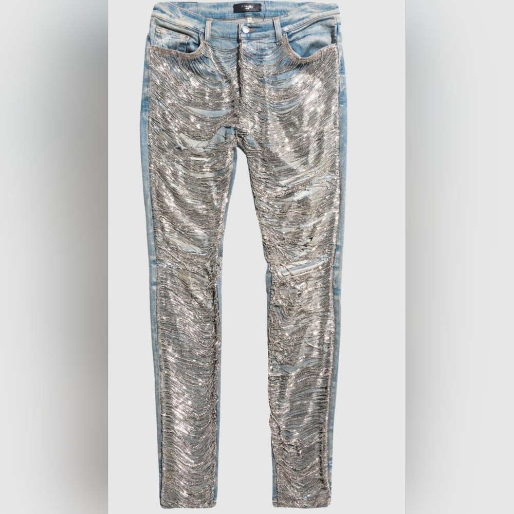 Amiri Fringe Wire Jeans